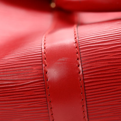 Louis Vuitton Epi Keepall 50 Castillan Red 14 of 14