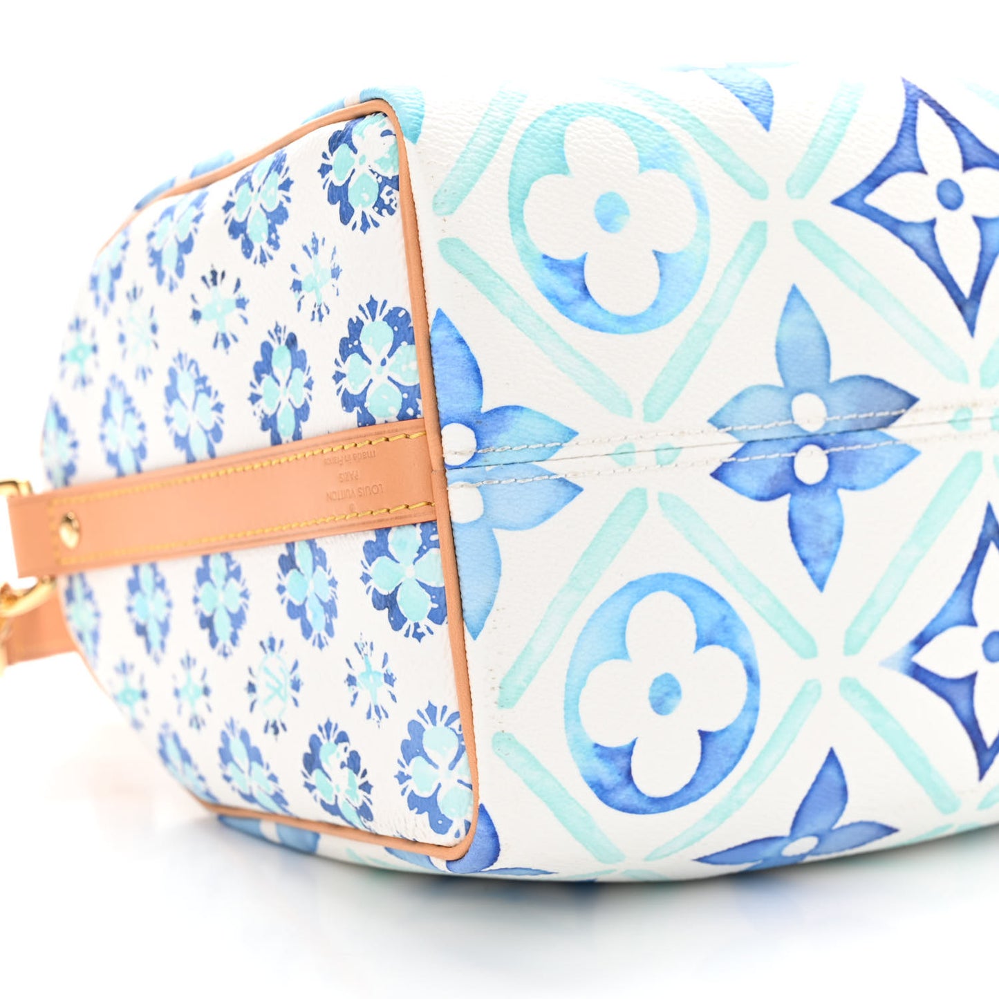 Monogram Tiles By The Pool Speedy Bandouliere 25 Lagoon Blue