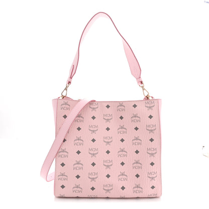 MCM Visetos Medium Aren Hobo Powder Pink 1 of 10