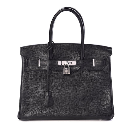 Hermes Taurillon Clemence Birkin 30 Black 1 of 18