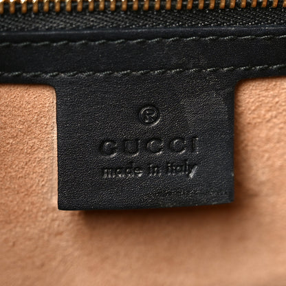 Gucci Calfskin Medium Sylvie Top Handle Bag Black 6 of 9