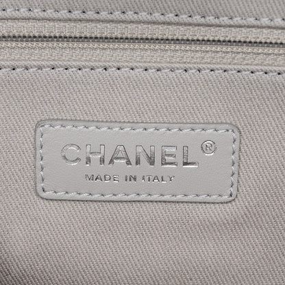 Chanel Glazed Calfskin Large Deauville Tote Black 6 of 7