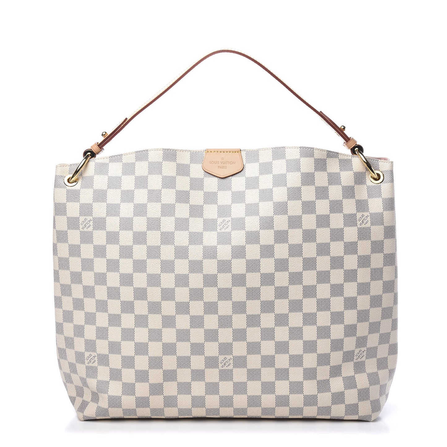 Damier Azur Graceful MM Rose Ballerine