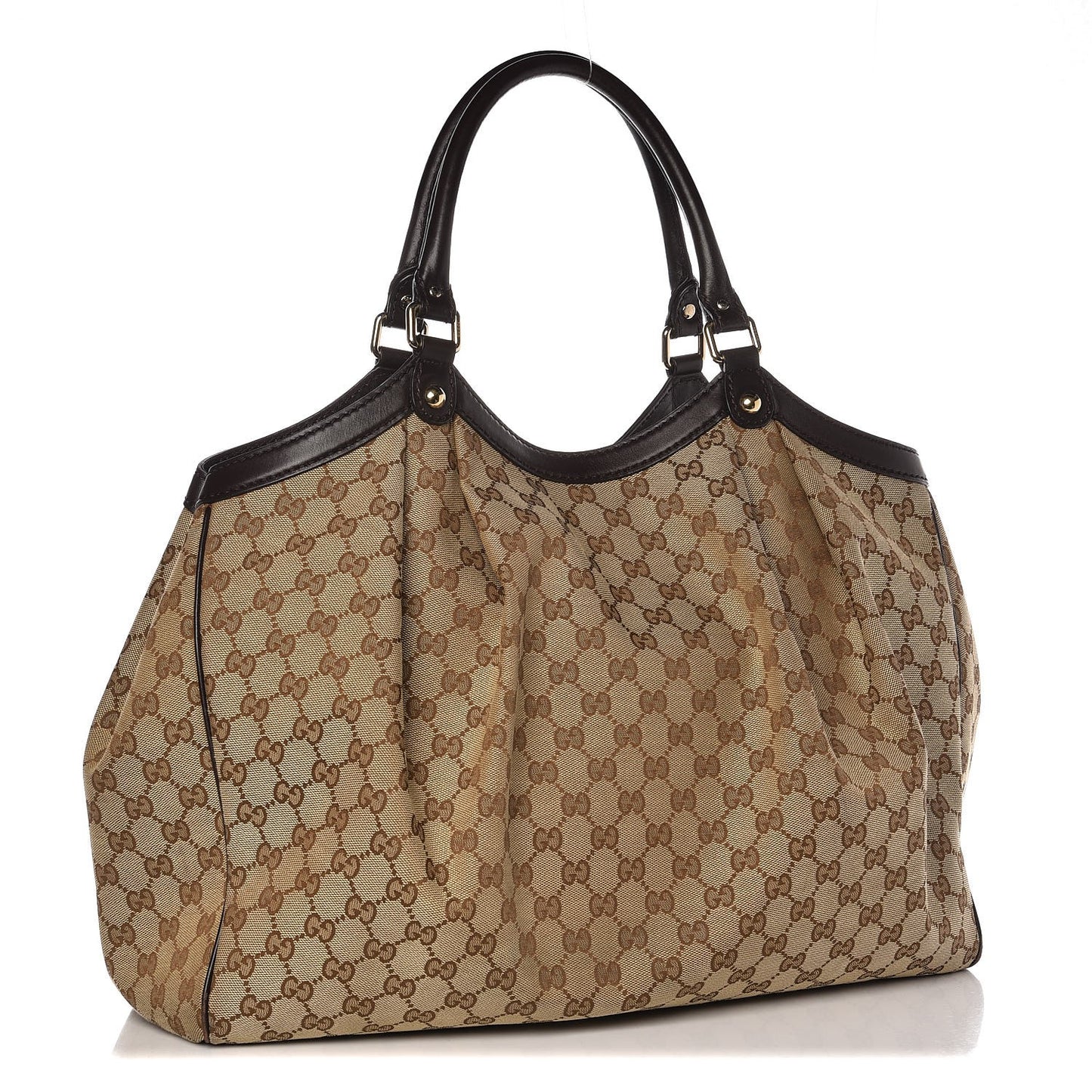 Monogram Large Sukey Tote Dark Brown
