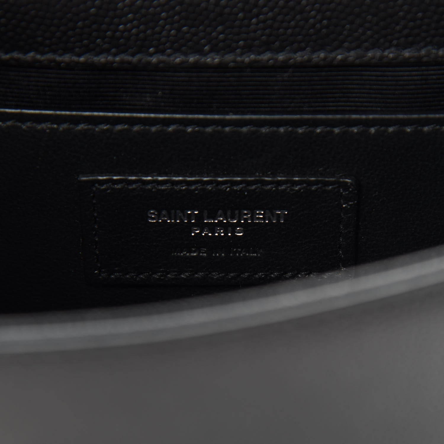 Saint Laurent Grain De Poudre Small Monogram Kate Satchel Black 8 of 10