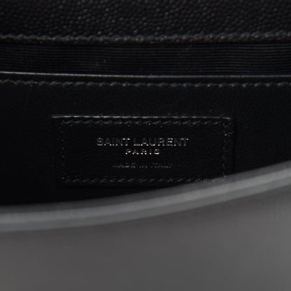 Saint Laurent Grain De Poudre Small Monogram Kate Satchel Black 8 of 10