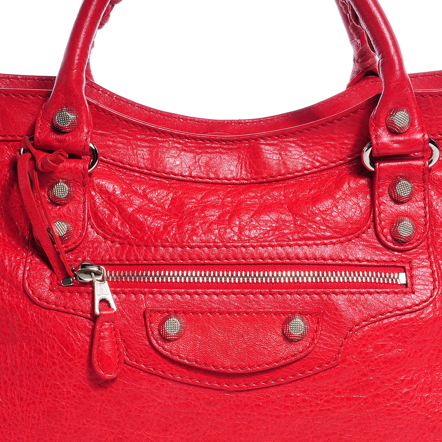 Agneau Giant 12 Silver Hardware City Coquelicot