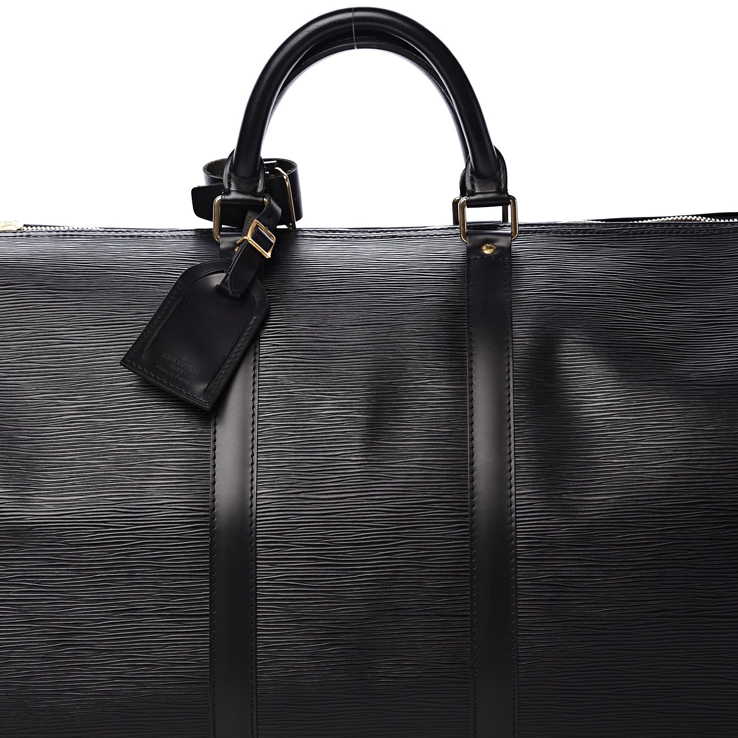 Louis Vuitton Epi Keepall 50 Black 7 of 14