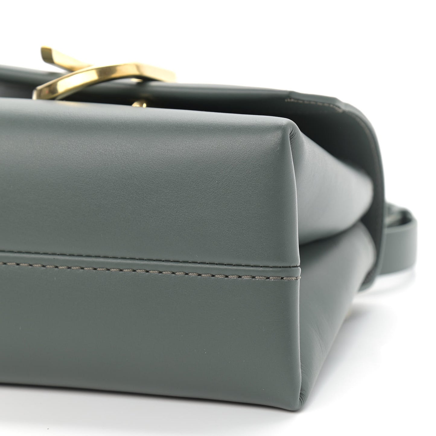 Smooth Calfskin Mini Alix Top Handle Satchel Cactus