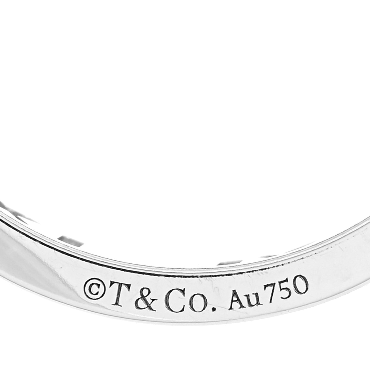 18K White Gold Diamond Atlas Pierced Ring 51 5.75