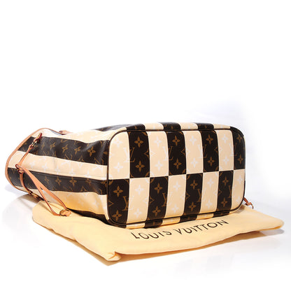 Louis Vuitton Monogram Rayures Neverfull MM 4 of 7