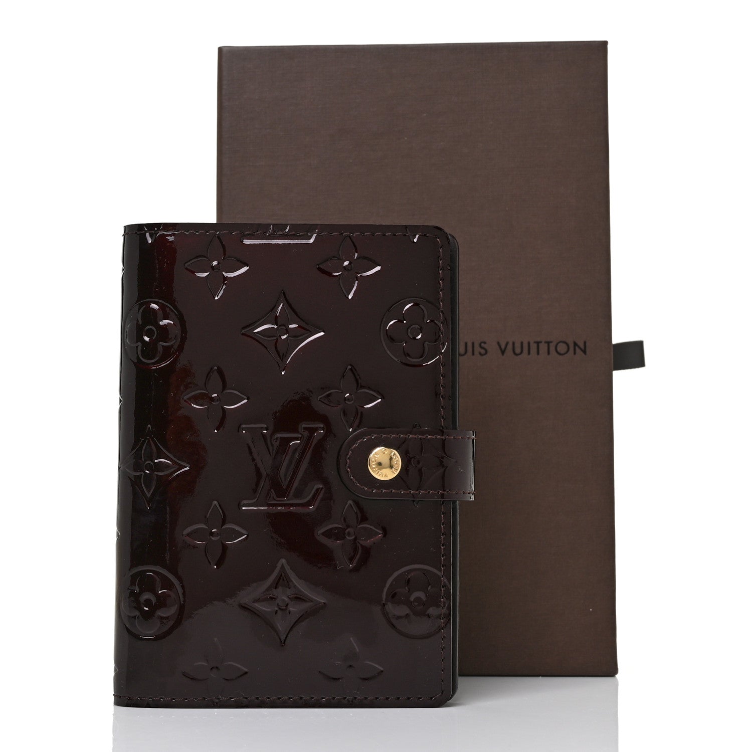 Louis Vuitton Vernis Small Ring Agenda Cover Amarante 9 of 9