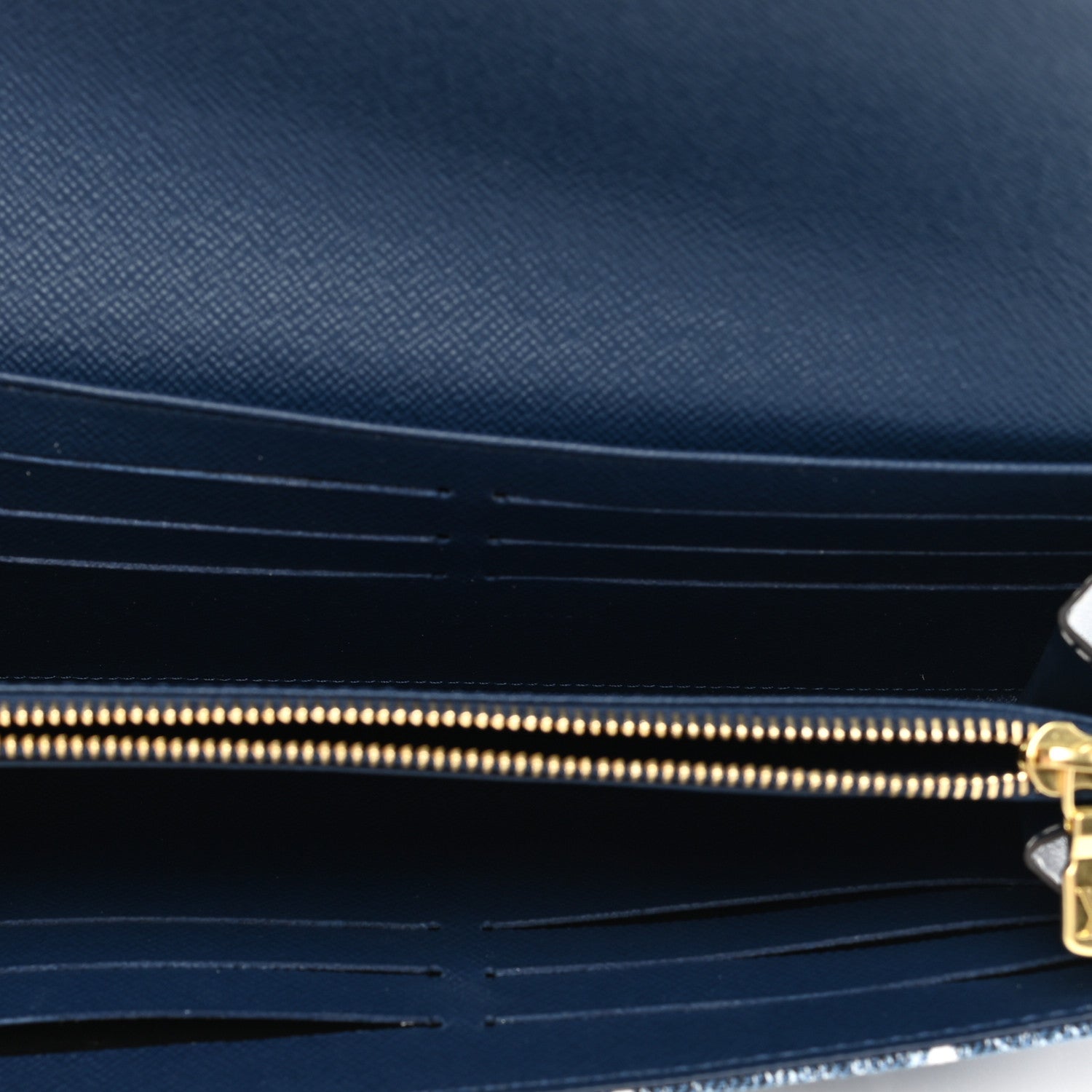 Louis Vuitton Monogram Jacquard Denim Sarah Wallet Bleu 5 of 8