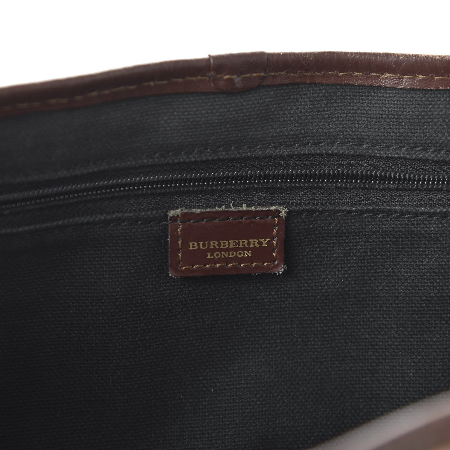 Haymarket Check Buckle Satchel Chocolate