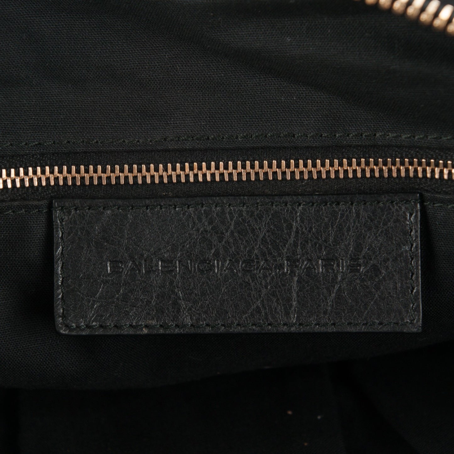 Agneau Giant 12 Rose Gold Hardware Work Black