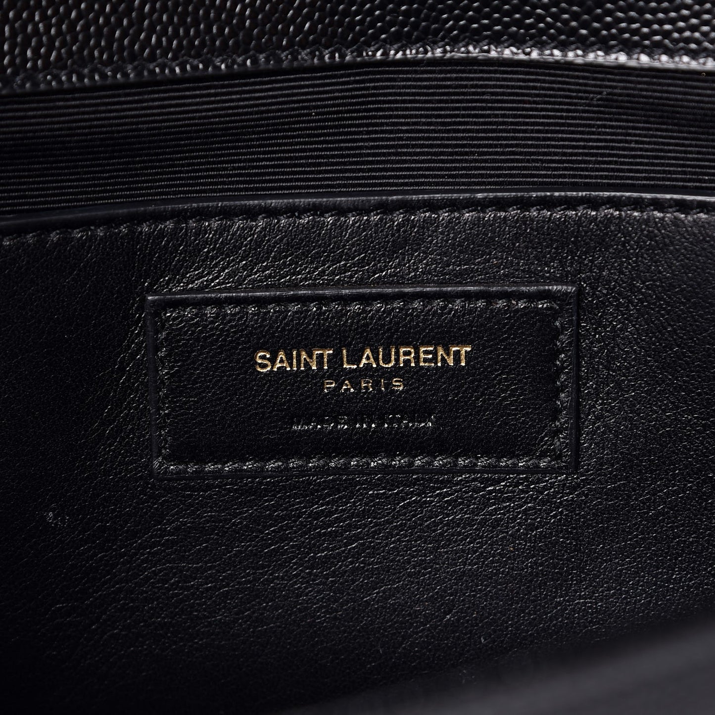 Grain De Poudre Monogram Cassandre Clutch Black
