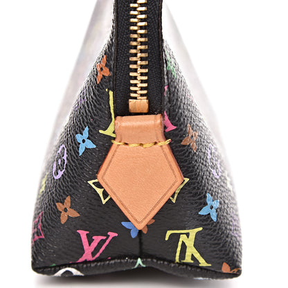 Louis Vuitton Monogram Multicolor Cosmetic Pouch Black Grenade 9 of 10