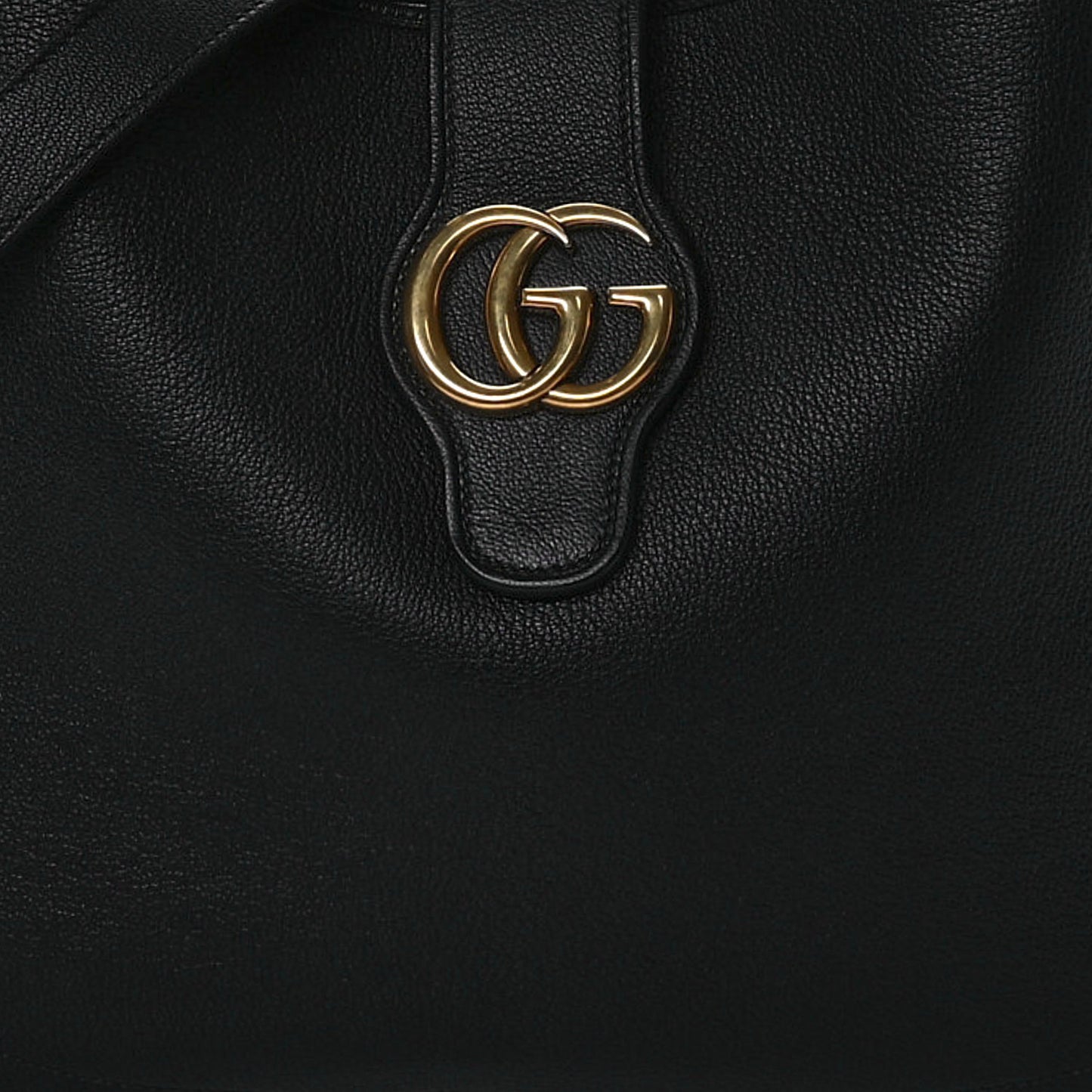 Goatskin Large Aphrodite Shoulder Bag Black
