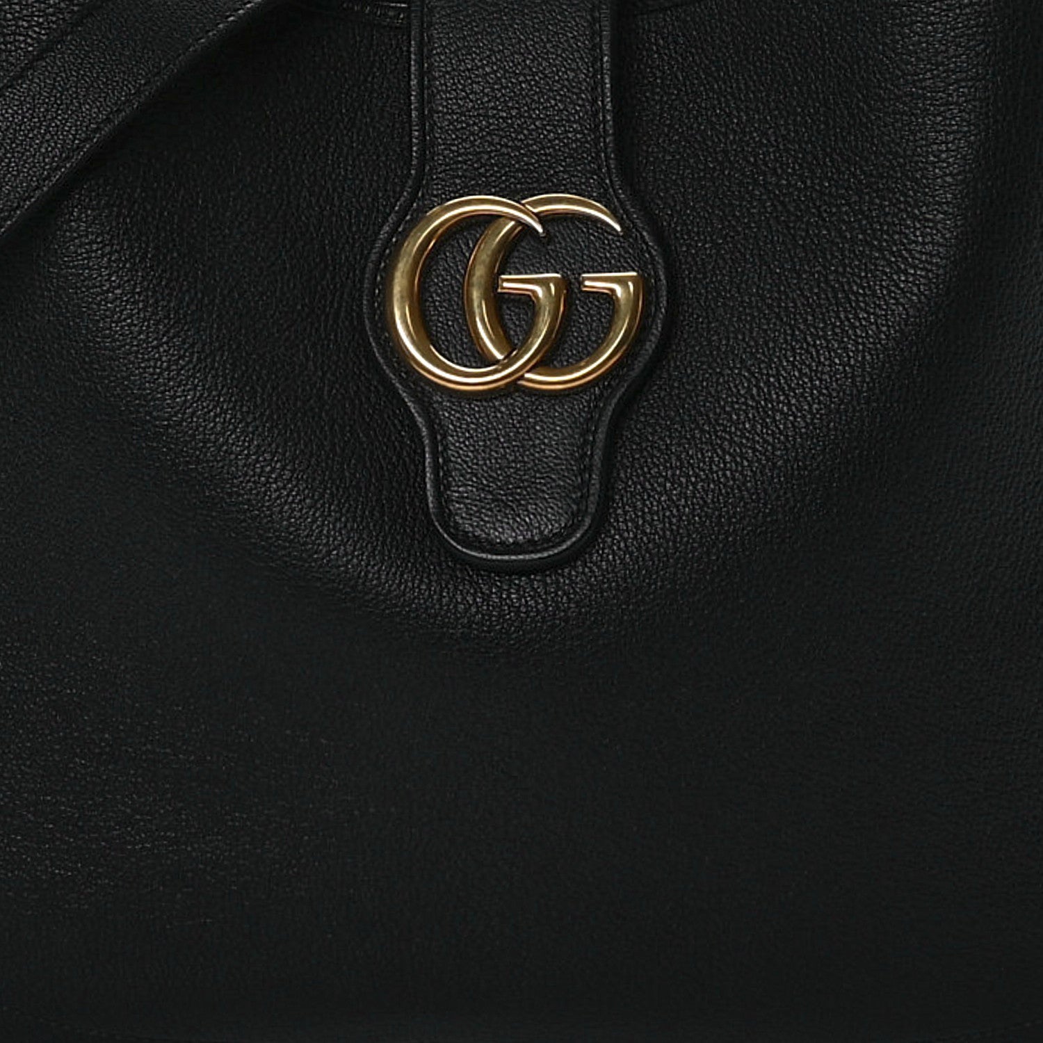 Gucci Goatskin Large Aphrodite Shoulder Bag Black 8 of 11