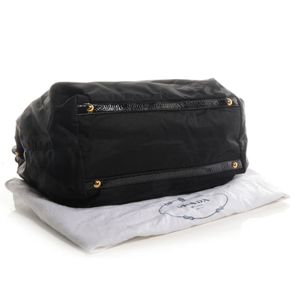 Prada Tessuto Chain Shoulder Bag Black 4 of 10