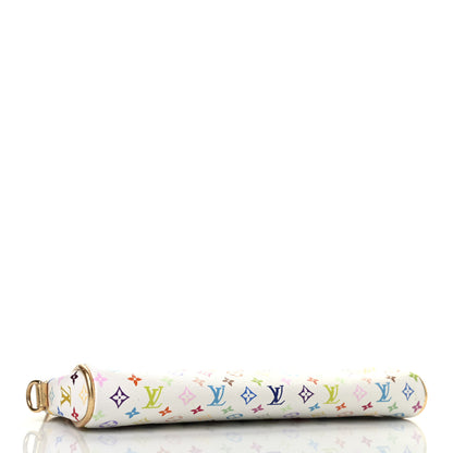 Louis Vuitton Monogram Multicolor Kate Clutch White 3 of 4