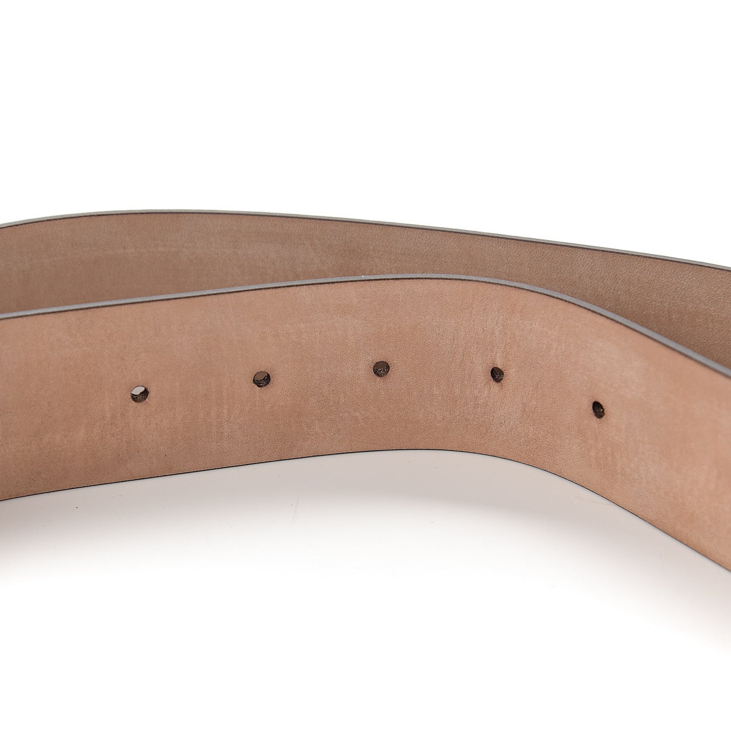 Gucci GG Supreme Monogram Niagara Lux Calfskin Interlocking G 40mm Belt 125 50 Beige Ebony Cocoa 5 of 5
