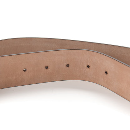 Gucci GG Supreme Monogram Niagara Lux Calfskin Interlocking G 40mm Belt 125 50 Beige Ebony Cocoa 5 of 5