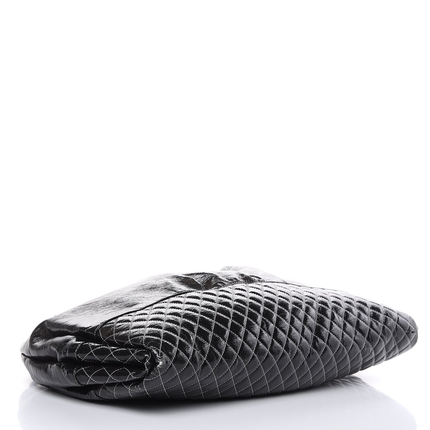 Chanel Vinyl Quilted Melrose Degrade Tote Black 4 of 9