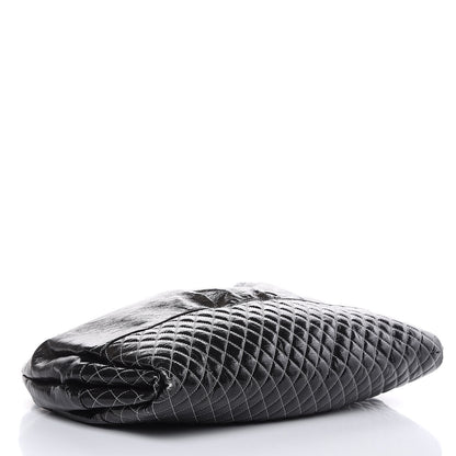 Chanel Vinyl Quilted Melrose Degrade Tote Black 4 of 9