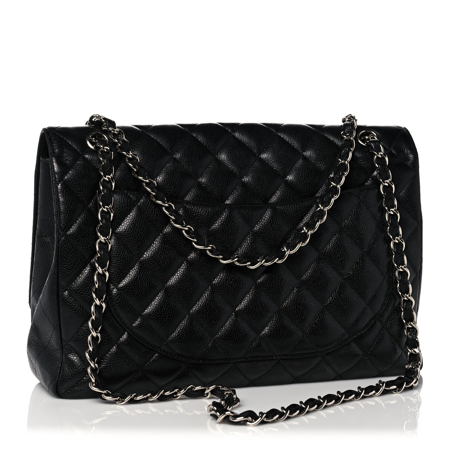 Chanel Caviar Quilted Maxi Single Flap Black 3 of 17