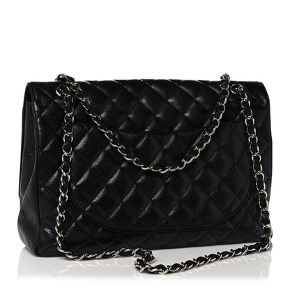 Chanel Caviar Quilted Maxi Single Flap Black 3 of 17