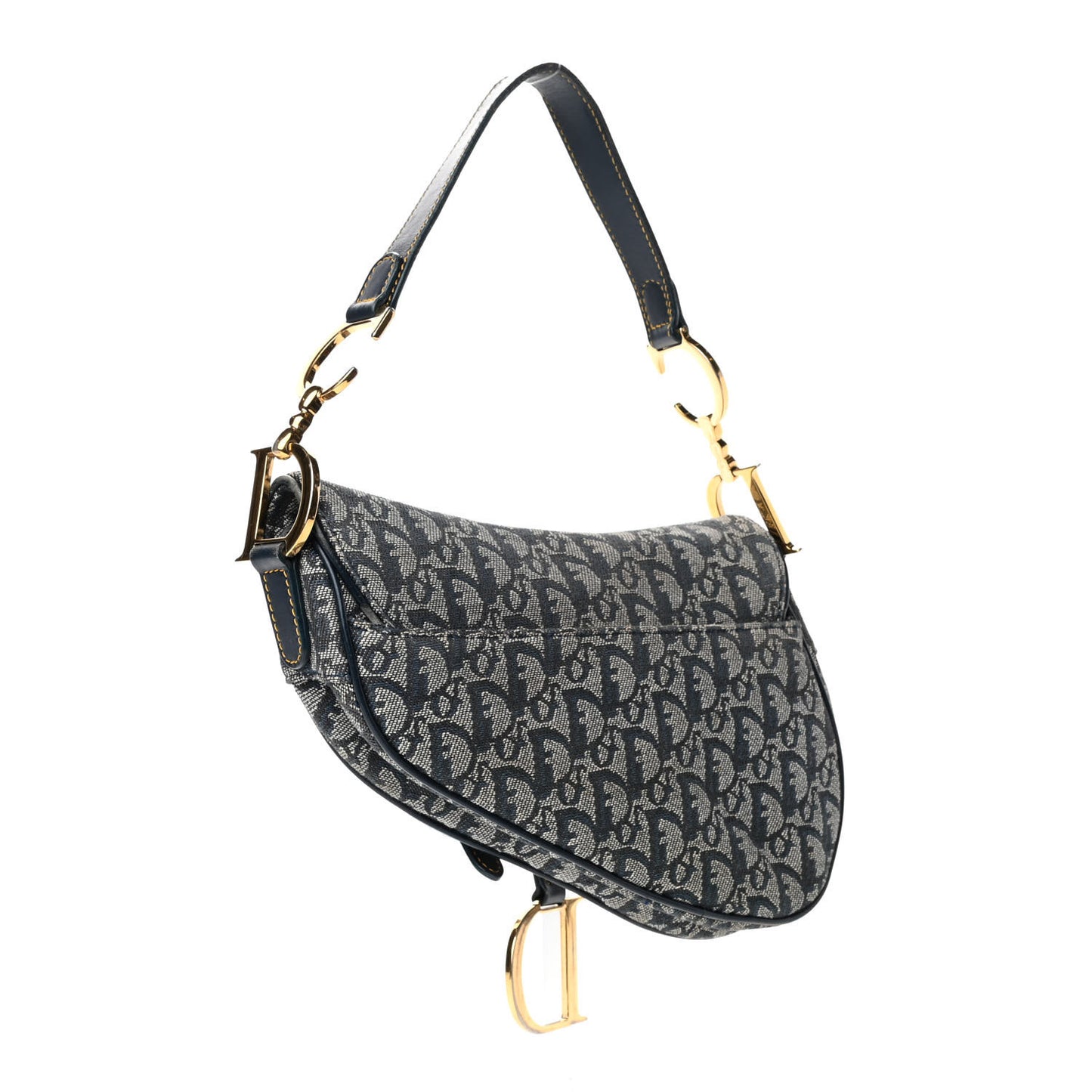 Monogram Saddle Bag Blue