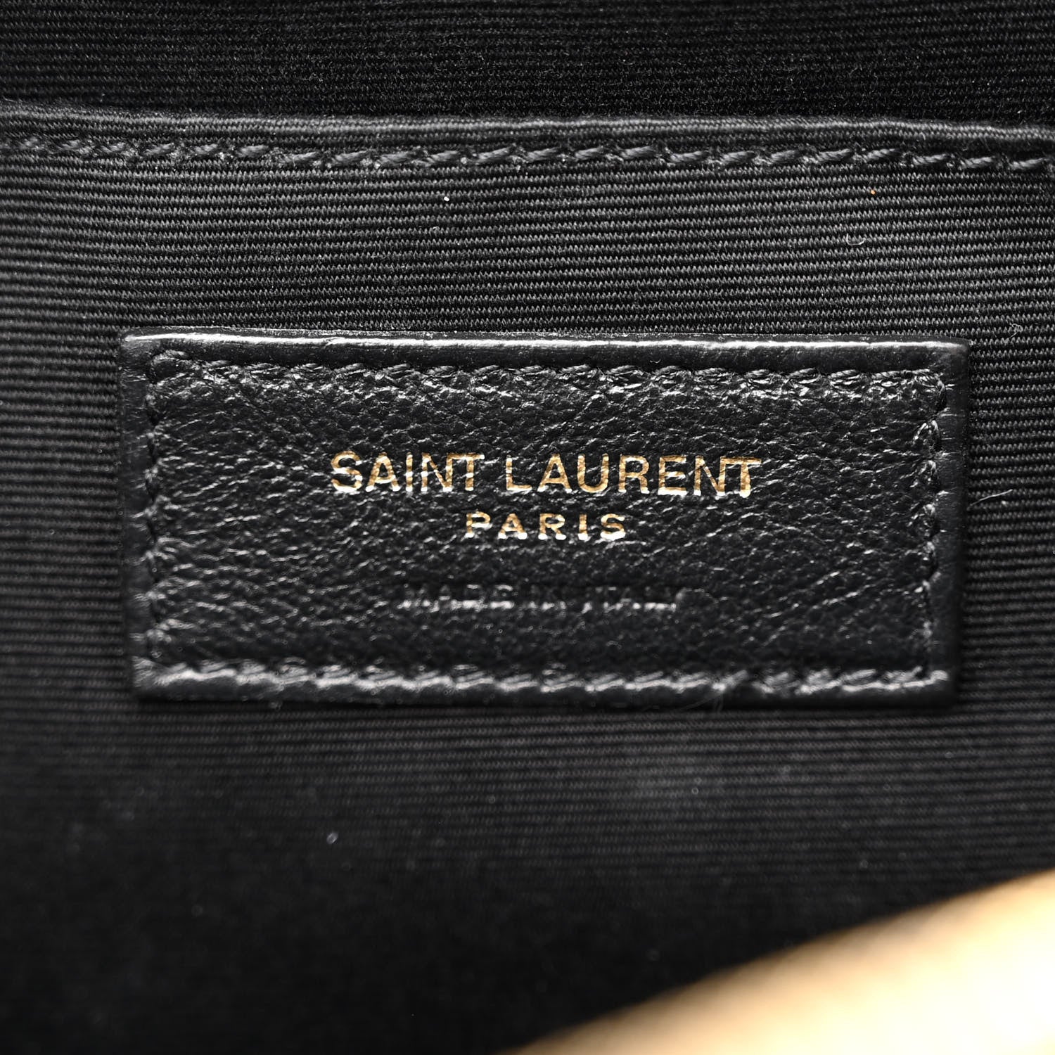 Saint Laurent Patent Calfskin Crocodile Embossed Monogram Lou Camera Bag Black 6 of 12