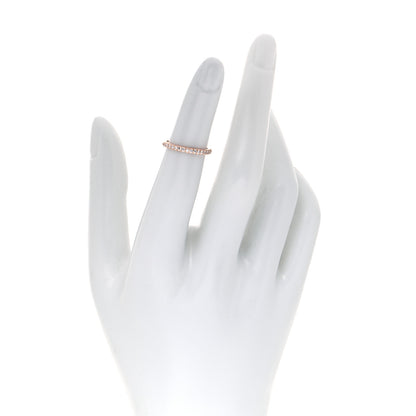 Tiffany 18K Rose Gold Diamond Soleste Half Eternity Band Ring 47 4 2 of 5