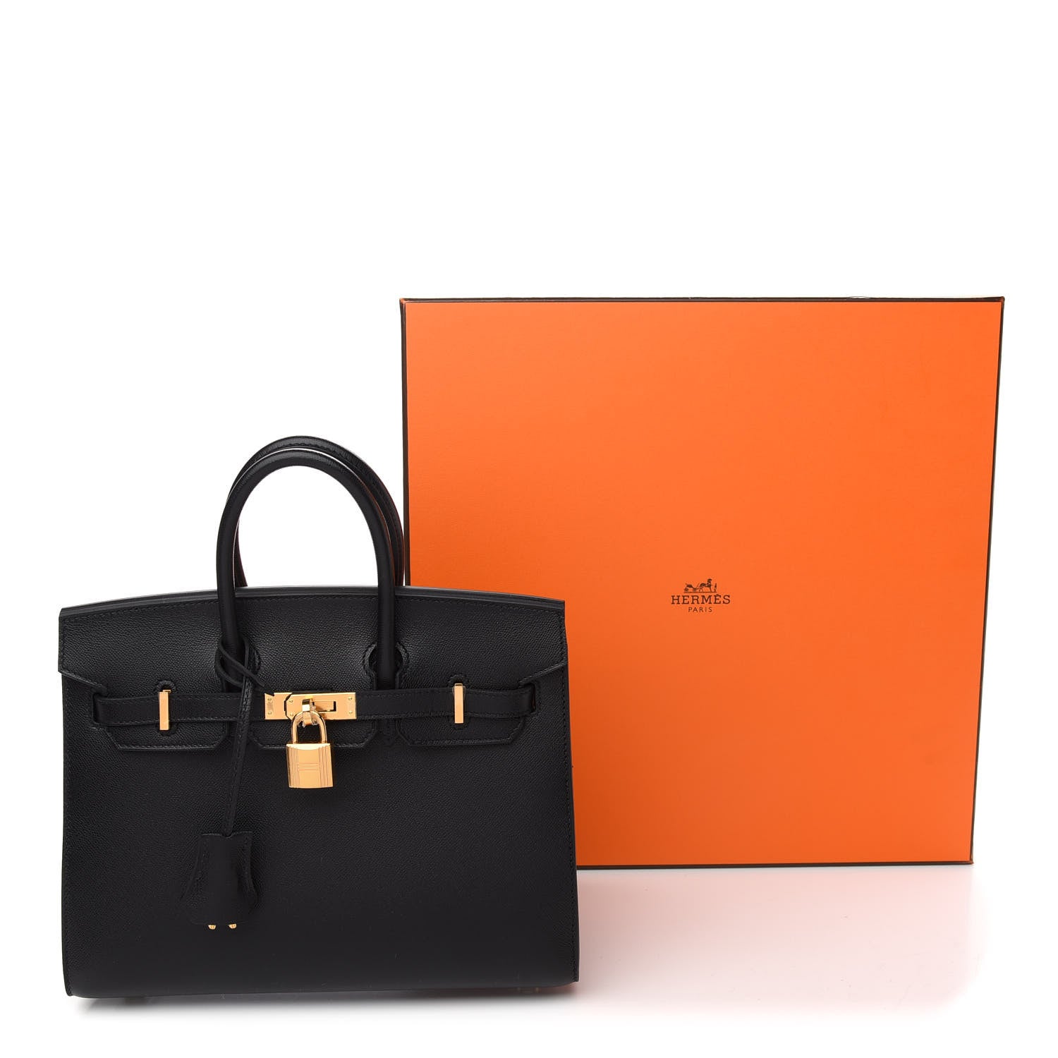 Hermes Madame Calfskin Birkin Sellier 25 Black 11 of 11