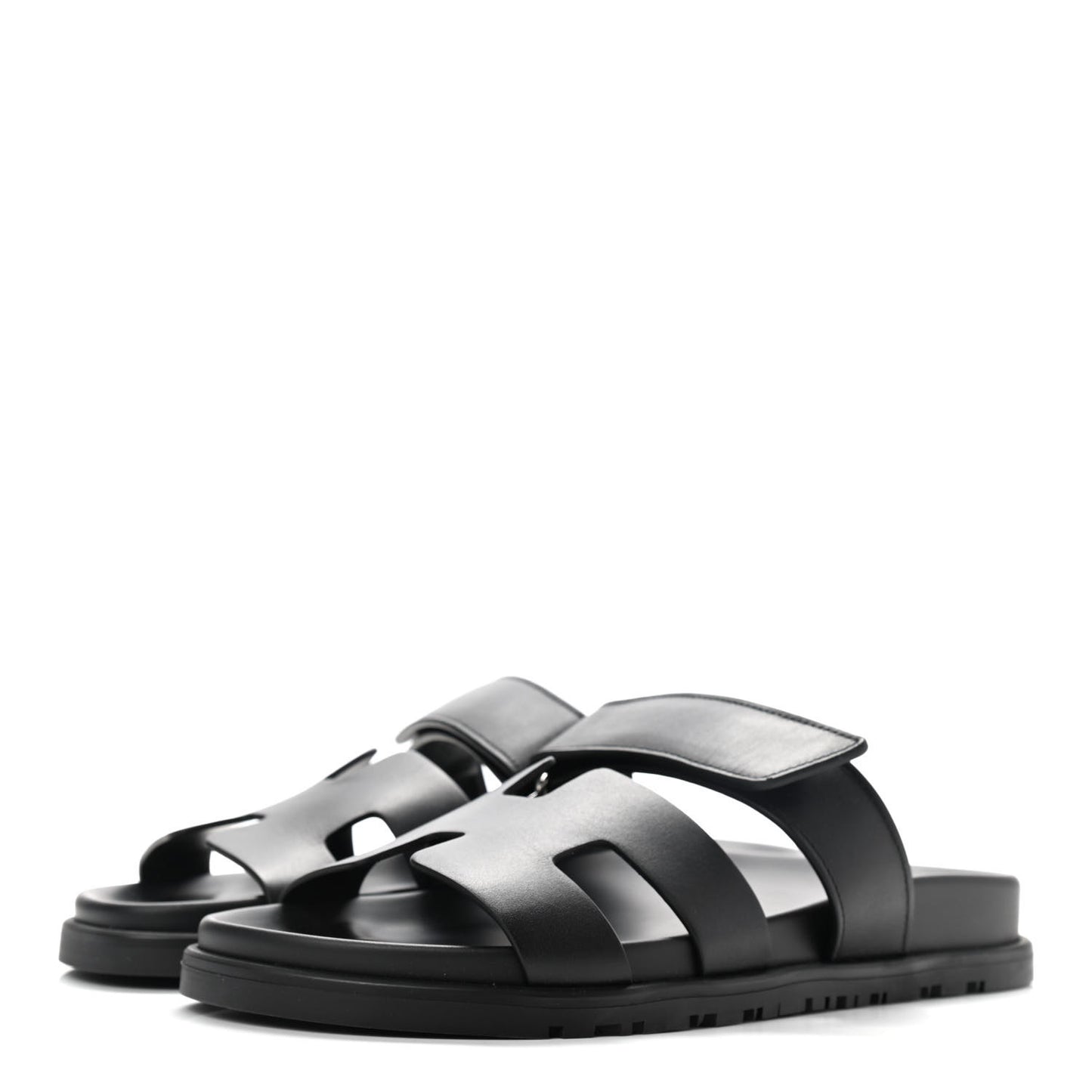 Calfskin Womens Chypre Sandals 38 Black