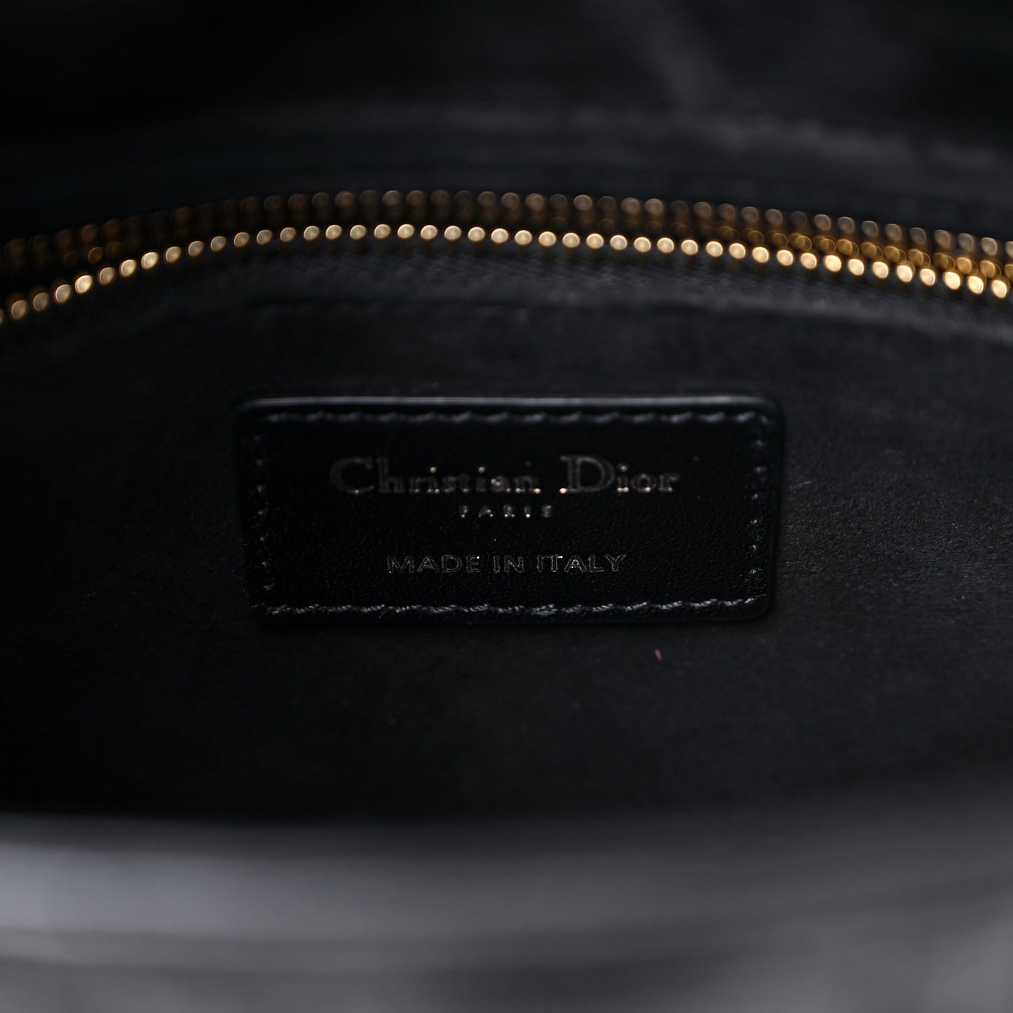 Lambskin Cannage Small My ABCDior Lady Dior Black
