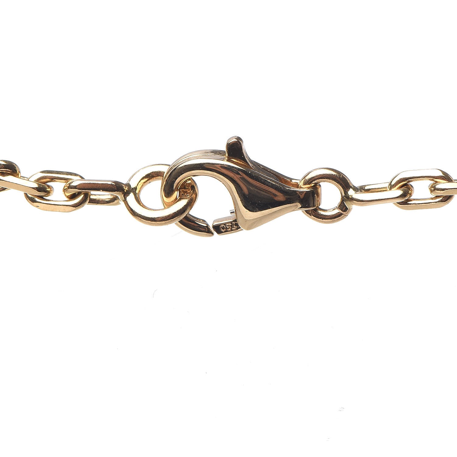 Van Cleef & Arpels 18K Yellow Gold Mother of Pearl 10 Motifs Vintage Alhambra Necklace 5 of 8