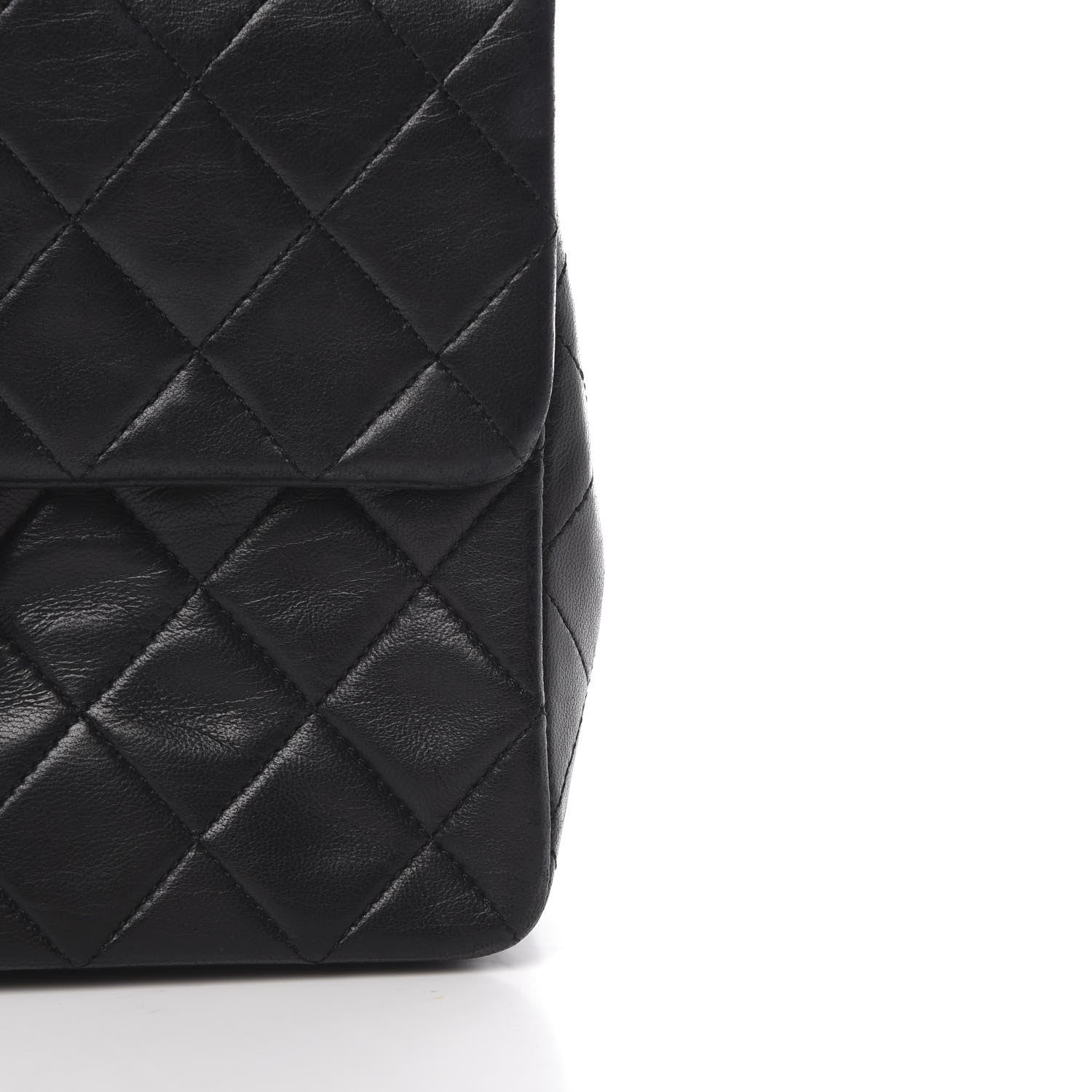 Chanel Lambskin Quilted Mini Square Flap Black 13 of 15
