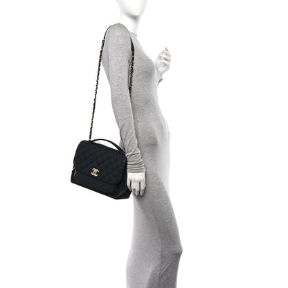 Chanel Caviar Quilted Large Business Affinity Flap Black 2 of 9