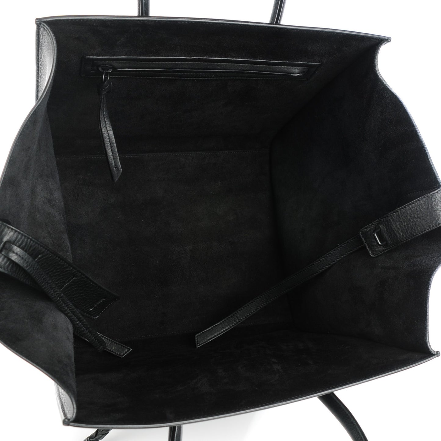 Supple Calfskin Medium Phantom Luggage Black