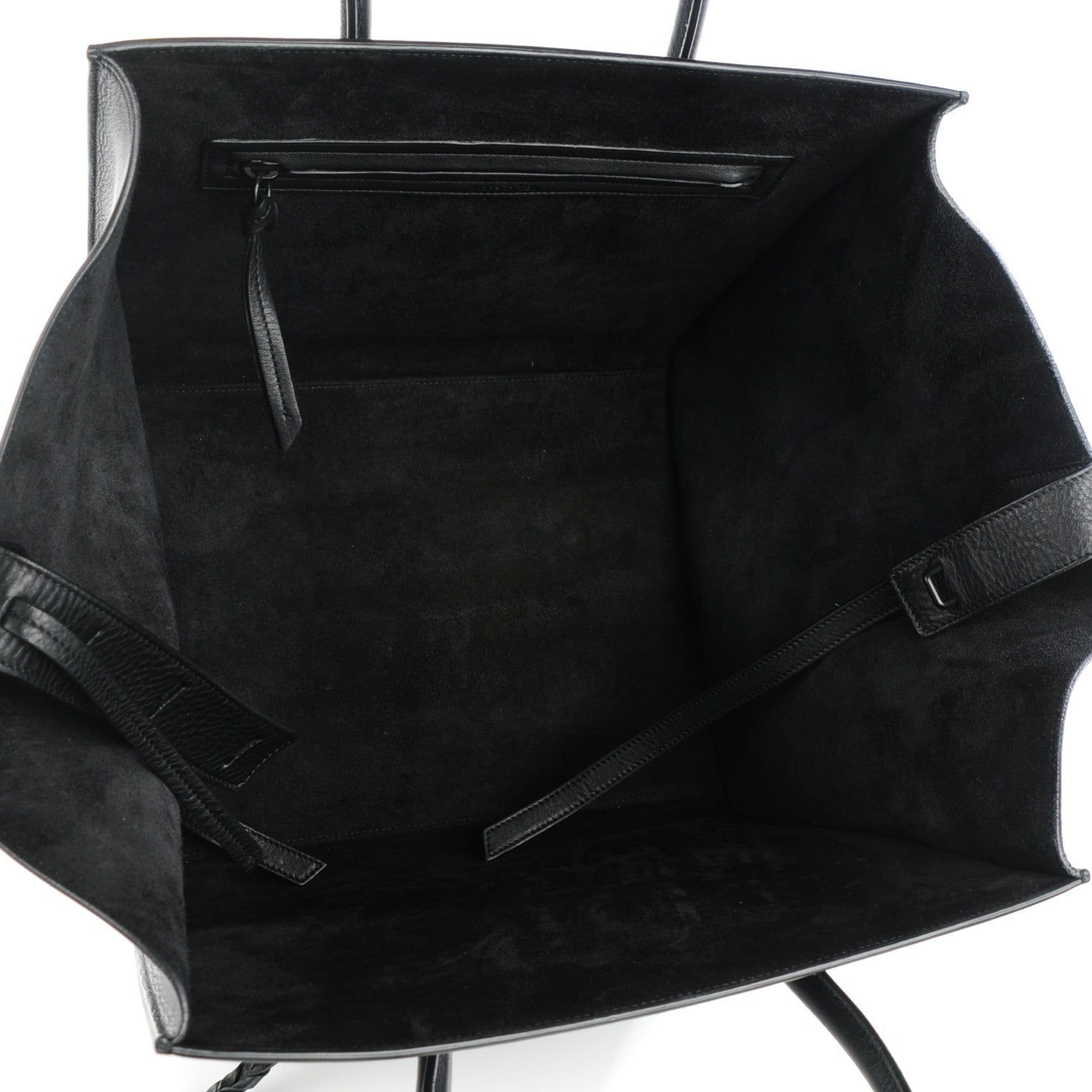 Celine Supple Calfskin Medium Phantom Luggage Black 5 of 7