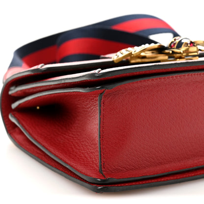 Gucci GG Supreme Monogram Small Queen Margaret Top Handle Bag Red 9 of 13