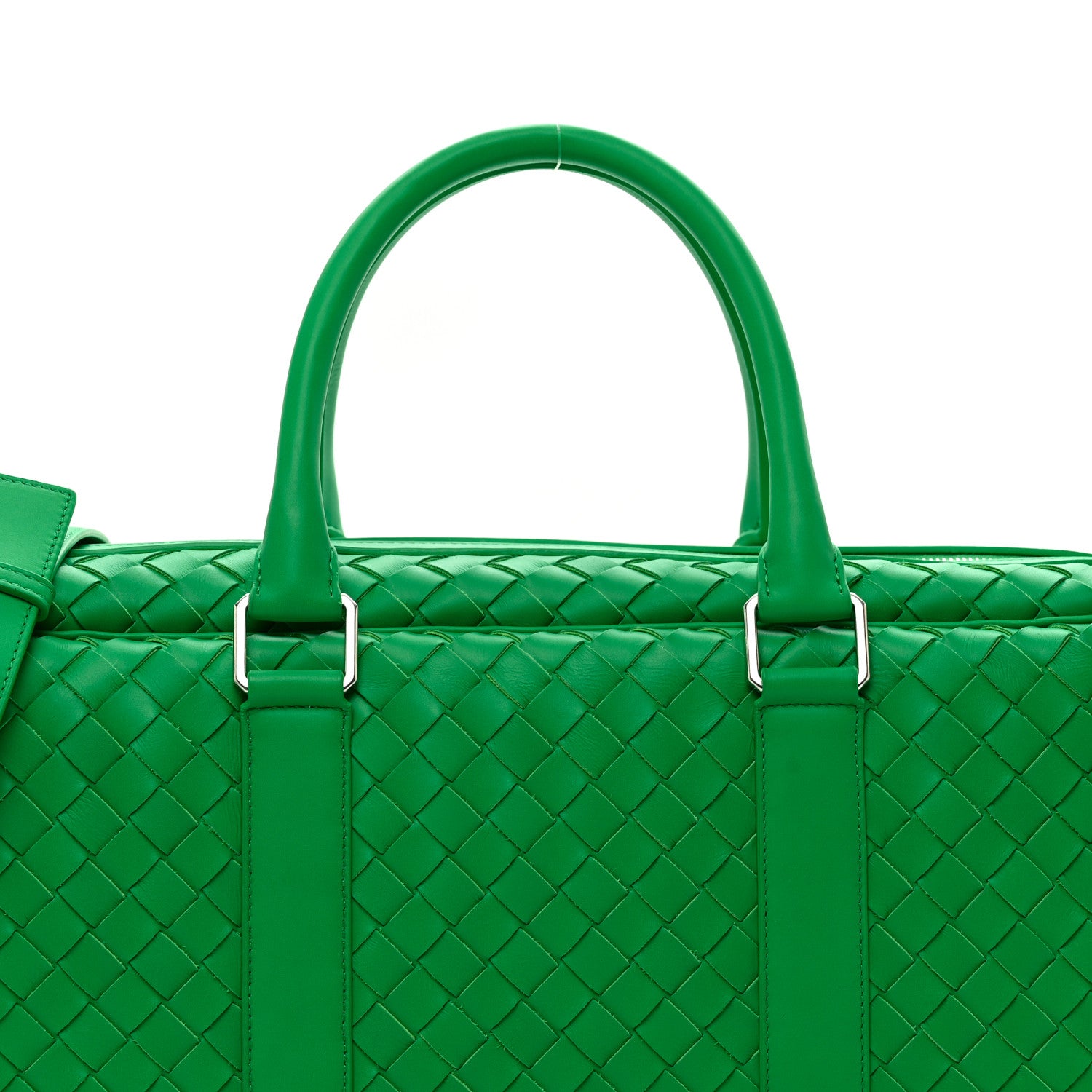 Bottega Veneta Nappa Intrecciato Large Duffle Bag Parakeet 1443186