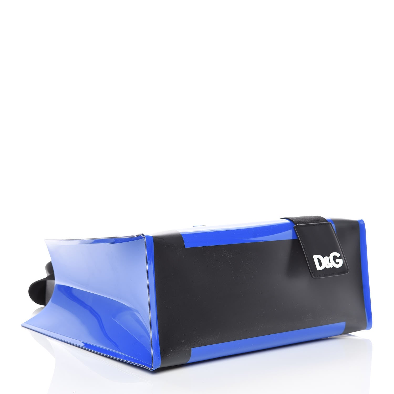 Dolce & Gabbana PVC Street Shopping Logo Tote Blue 4 of 9