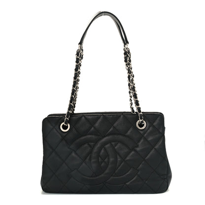 Chanel Caviar Quilted CC Timeless Soft Tote Black 1 of 10