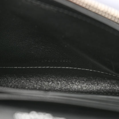 Saint Laurent Glazed Calfskin Cassandre Wallet On Chain WOC Black 7 of 11