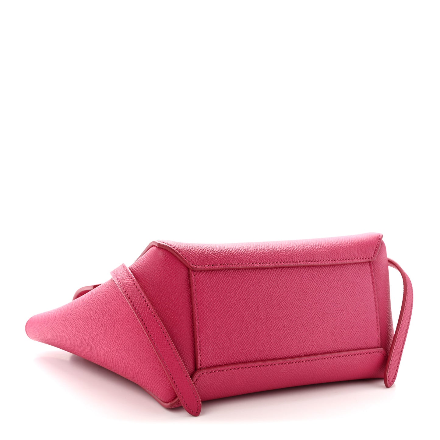 Grained Calfskin Nano Belt Bag Raspberry
