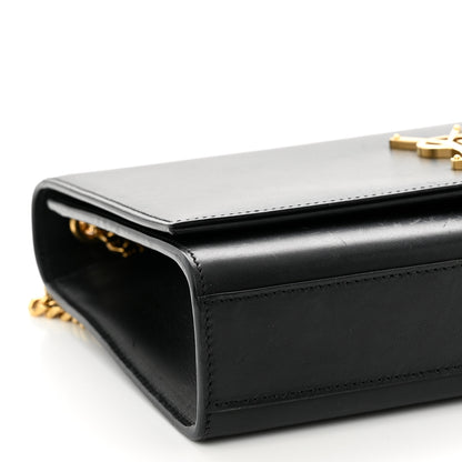 Saint Laurent Smooth Calfskin Medium Classic Monogram Kate Tassel Satchel Black 9 of 12