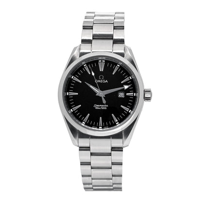 Omega Stainless Steel 39mm Seamaster Aqua Terra Quartz Watch Black 2517.50 1 of 6